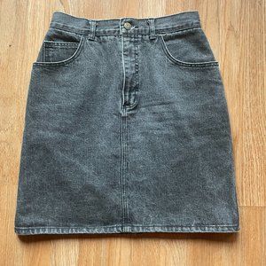 Vintage Guess Gray Denim Skirt